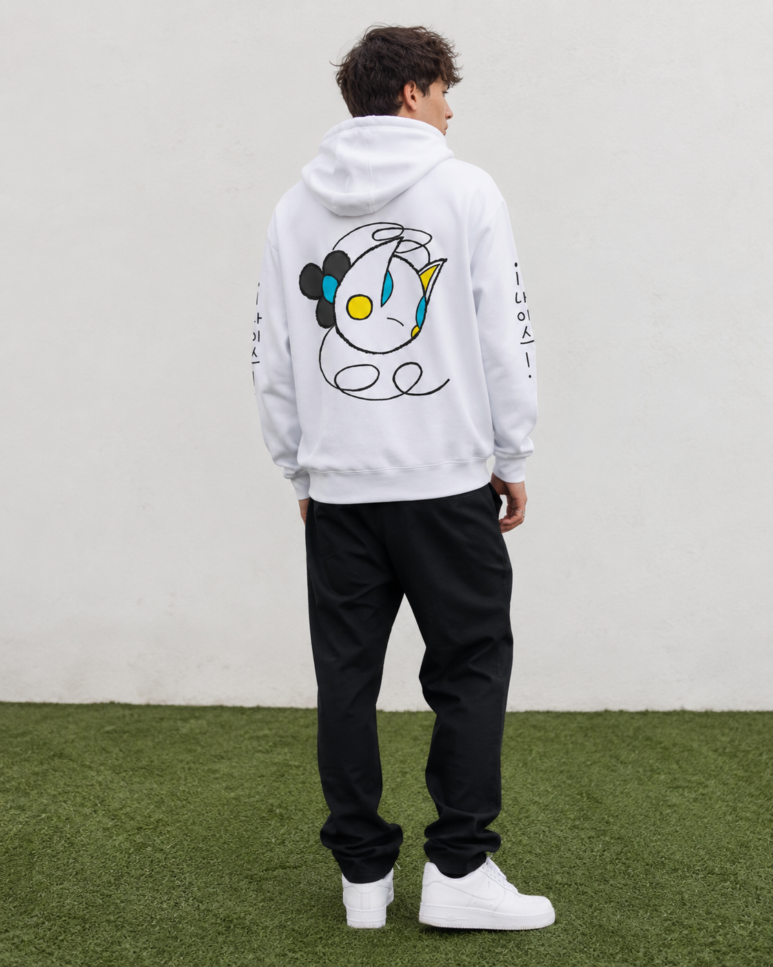 NPZ Raspi "What Am I?" White Hoodie