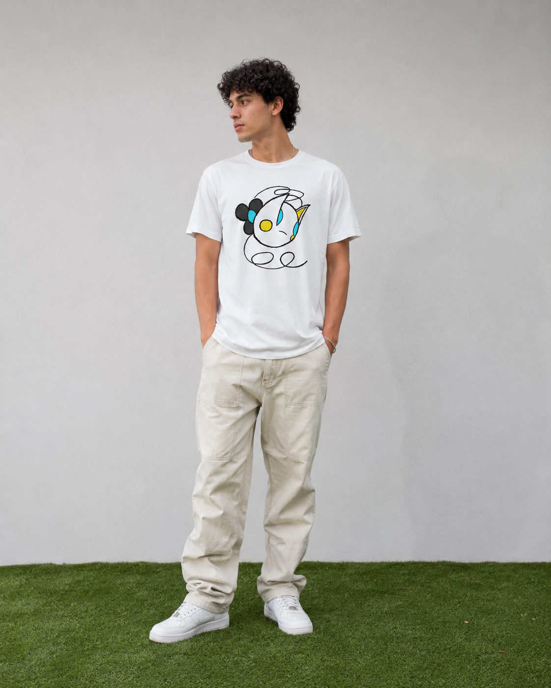NPZ Raspi "What Am I?" White T-Shirt