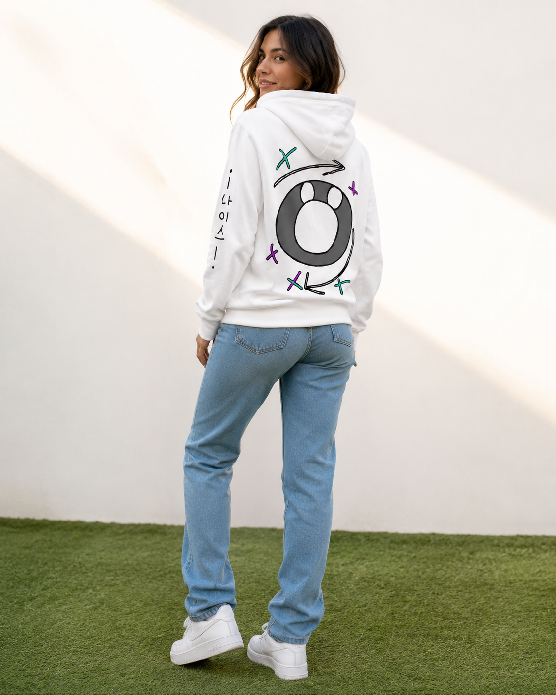 NPZ Ultra Disk White Hoodie